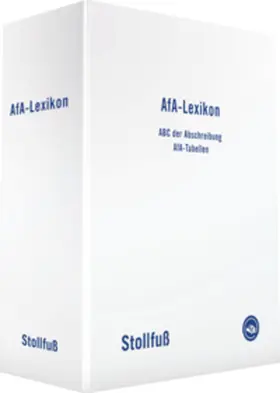 Liebscher / Geiermann / Rosarius |  AfA-Lexikon, mit Fortsetzungsbezug | Buch |  Sack Fachmedien