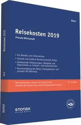 Deck | Reisekosten 2019 | Buch | 978-3-08-311019-4 | www.sack.de
