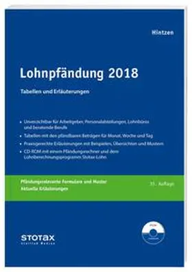Lohnpfändung 2018 | Buch | 978-3-08-314018-4 | www.sack.de