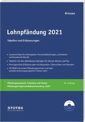Lohnpfändung 2021 | Buch | 978-3-08-314021-4 | www.sack.de