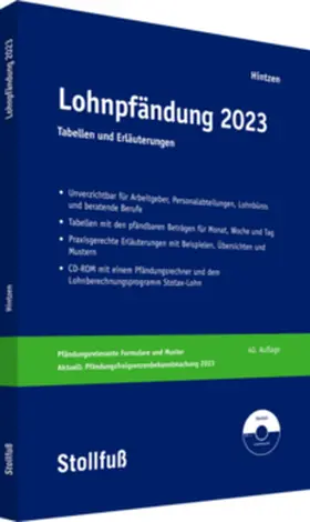  Lohnpfändung 2023 | Buch |  Sack Fachmedien