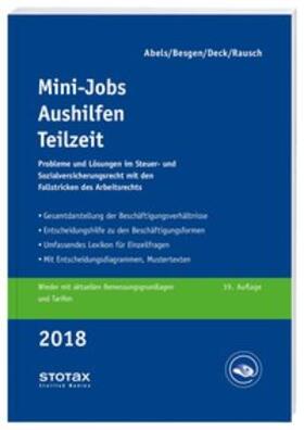 Abels / Besgen / Deck | Mini-Jobs, Aushilfen, Teilzeit 2018 | Buch | 978-3-08-317618-3 | sack.de