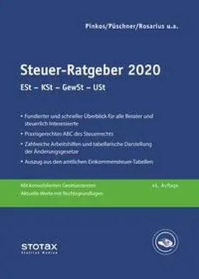 Henseler / Pinkos / Püschner | Steuer-Ratgeber 2020 | Buch | sack.de