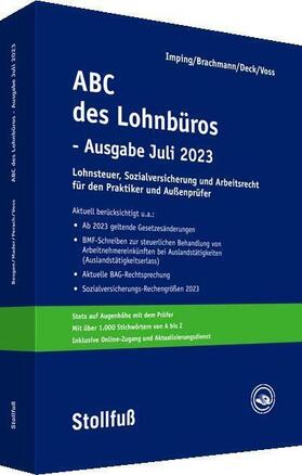 Deck / Imping / Voß | Imping, A: ABC des Lohnbüros - Ausgabe Juli 2023 | Buch | sack.de