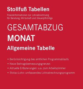 Tabelle, Gesamtabzug 2022 Monat | Buch | 978-3-08-333622-8 | sack.de