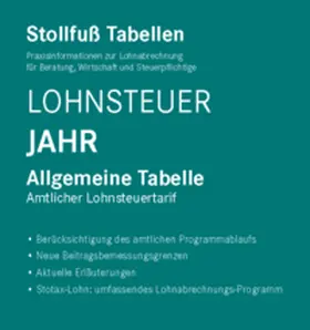 Tabelle, Lohnsteuer 2026 Jahr | Buch | 978-3-08-335126-9 | www.sack.de