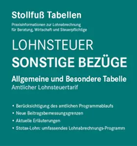  Tabelle, Lohnsteuer 2026 Sonstige Bezüge Sonderausgabe Juli | Buch |  Sack Fachmedien