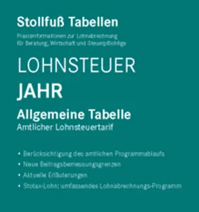  Tabelle, Lohnsteuer 2025 Jahr Sonderausgabe August | Buch |  Sack Fachmedien