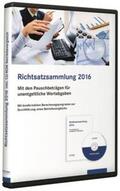  Richtsatzsammlung 2016 | Buch |  Sack Fachmedien