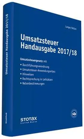 Langer | Umsatzsteuer Handausgabe 2017/18 | Buch | 978-3-08-361617-7 | sack.de