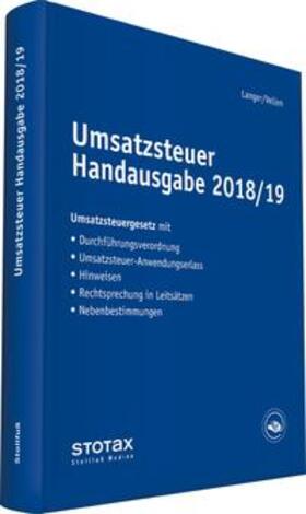 Langer / Vellen |  Umsatzsteuer Handausgabe 2018/19 | Buch |  Sack Fachmedien