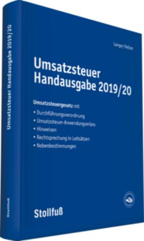 Langer / Vellen |  Umsatzsteuer Handausgabe 2019/20 | Buch |  Sack Fachmedien