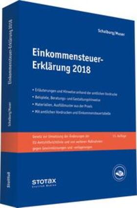 Schalburg / Muser | Einkommensteuer-Erklärung 2017 | Buch | 978-3-08-363717-2 | sack.de