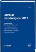  AO/FGO Handausgabe 2017 | Buch |  Sack Fachmedien