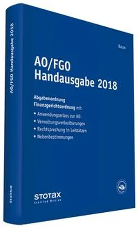 AO/FGO Handausgabe 2018 | Buch | 978-3-08-367518-1 | www.sack.de