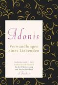 Adonis / Esber |  Verwandlungen eines Liebenden | Buch |  Sack Fachmedien