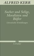 Kerr / Rühle / Vietor-Engländer |  Sucher und Selige, Moralisten und Büßer | Buch |  Sack Fachmedien