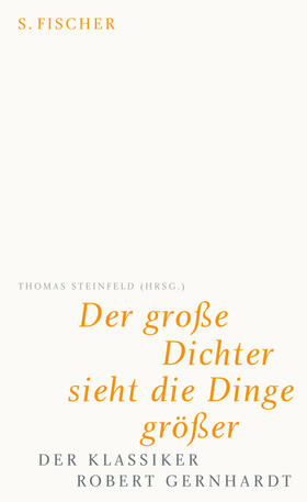 Steinfeld | Der große Dichter sieht die Dinge größer | Buch | 978-3-10-070406-1 | sack.de