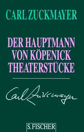 Zuckmayer |  Der Hauptmann von Köpenick | Buch |  Sack Fachmedien