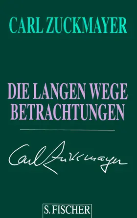Zuckmayer |  Die langen Wege | Buch |  Sack Fachmedien