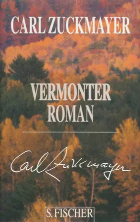 Zuckmayer |  Vermonter Roman | Buch |  Sack Fachmedien