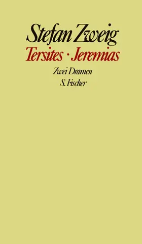 Zweig |  Tersites / Jeremias | Buch |  Sack Fachmedien