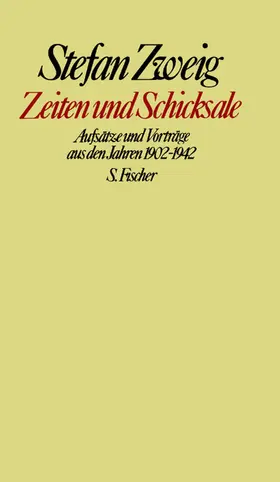 Zweig | Zeiten und Schicksale | Buch | 978-3-10-097077-0 | www.sack.de