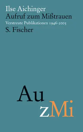 Aichinger / Dittrich |  Aufruf zum Mißtrauen | Buch |  Sack Fachmedien