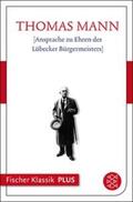Mann |  Ansprache zu Ehren des Lübecker Bürgermeisters | eBook | Sack Fachmedien