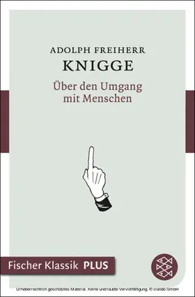 Knigge |  Über den Umgang mit Menschen | eBook | Sack Fachmedien