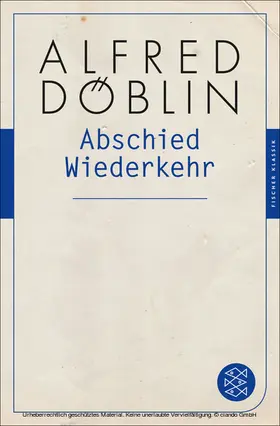 Döblin |  Abschied und Wiederkehr | eBook | Sack Fachmedien