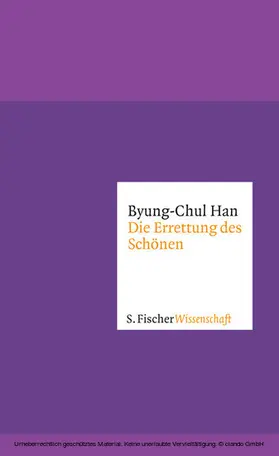Han | Die Errettung des Schönen | E-Book | www.sack.de