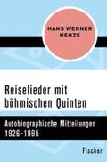 Henze |  Reiselieder mit böhmischen Quinten | eBook | Sack Fachmedien