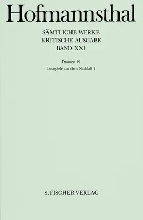 Hofmannsthal / Mayer |  Dramen 19 | Buch |  Sack Fachmedien