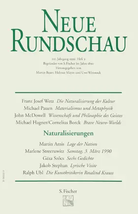  Neue Rundschau 1999/3 | Buch |  Sack Fachmedien