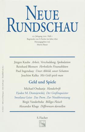 Bauer |  Neue Rundschau 2001/1 | Buch |  Sack Fachmedien