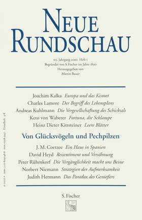 Bauer | Neue Rundschau 2002/1 | Buch | 978-3-10-809048-7 | sack.de