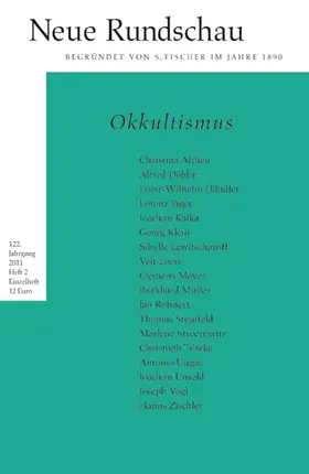 Balmes / Bong / Roesler |  Neue Rundschau 2011/2 | Buch |  Sack Fachmedien