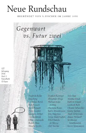 Balmes / Bong / Roesler |  Neue Rundschau 2016/1 | Buch |  Sack Fachmedien