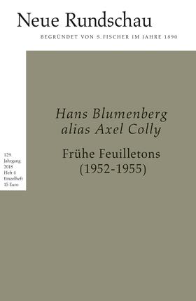 Balmes / Bong / Roesler | Neue Rundschau 2018/4 | Buch | 978-3-10-809116-3 | sack.de