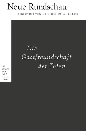 Balmes / Bong / Roesler |  Neue Rundschau 2019/2 | Buch |  Sack Fachmedien