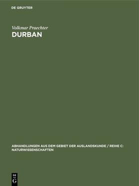 Praechter | Durban | Buch | 978-3-11-000018-4 | sack.de