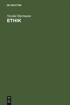 Hartmann | Ethik | Buch | 978-3-11-000141-9 | www.sack.de