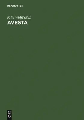Wolff |  Avesta | Buch |  Sack Fachmedien
