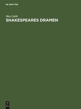 Lüthi |  Shakespeares Dramen | Buch |  Sack Fachmedien