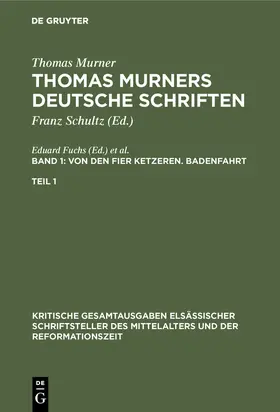 Michels / Fuchs |  Von den fier ketzeren. Badenfahrt | Buch |  Sack Fachmedien
