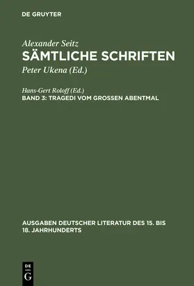 Seitz / Ukena |  Tragedi vom Großen Abentmal | Buch |  Sack Fachmedien