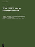 Straub / Schwartz |  Epistularum collectiones. Actio prima | Buch |  Sack Fachmedien
