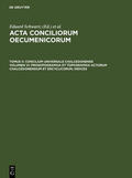 Straub / Schwartz |  Prosopographia et Topographia actorum Chalcedonensium et encyclicorum, indices | Buch |  Sack Fachmedien