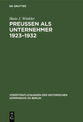 Winkler |  Preußen als Unternehmer 1923¿1932 | Buch |  Sack Fachmedien
